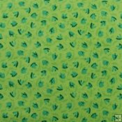 Dino Tracks Flannel Print - Green Dino Tracks Flannel Print - Green