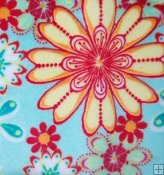 Minky Daisy Print Fabric Minky Daisy Print Fabric