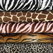 Minky Animal Print Fabric Minky Animal Print Fabric