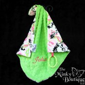 Custom Minky Security Blanket Custom Minky Security Blanket