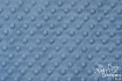 Minky Dot Fabric - Denim Minky Dot Fabric - Denim