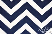 Minky Chevron - Navy/Ivory Minky Chevron - Navy/Ivory