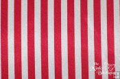 Minky Stripe Print Fabric - Red/White Minky Stripe Print Fabric - Red/White
