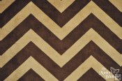 Minky Chevron - Cappuccino/Brown Minky Chevron - Cappuccino/Brown
